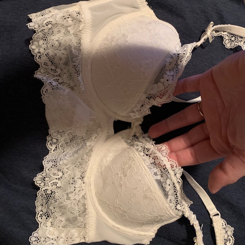 White lace lingerie
